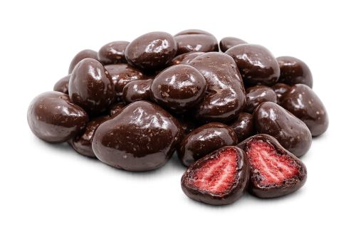Jahody v hořké čokoládě 250 g